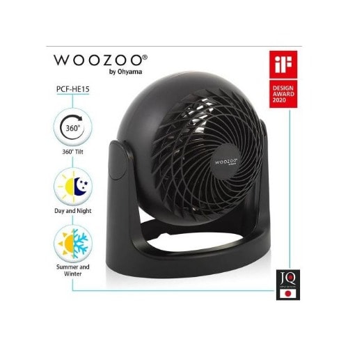 Woozoo Tabletop Fan - 360° Angle - PCF-HE15