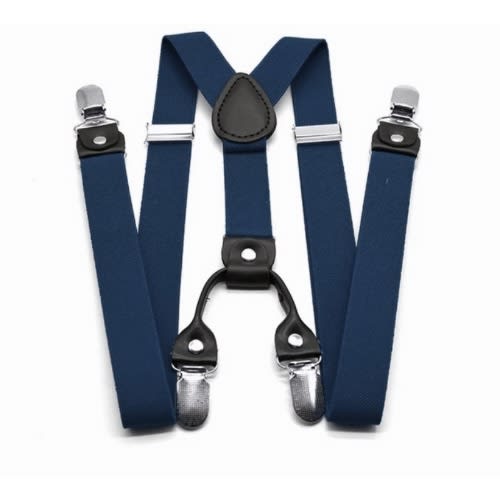 Men's Classic Suspender  - Navy Blue