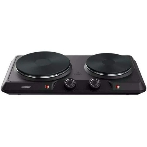 Silvercrest Dual Hotplate - 2500W - Black