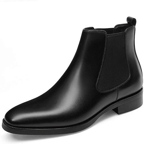 Leather Men's Boot - Black
