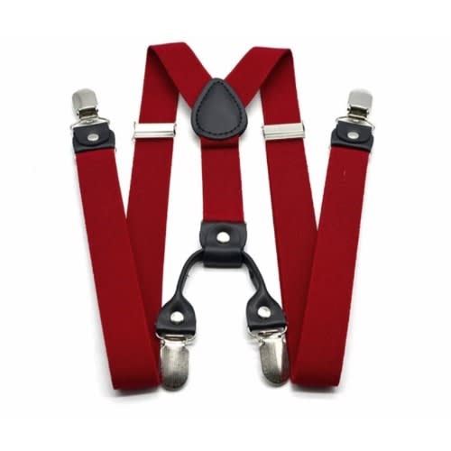 Men's Classic Suspender  - Wine