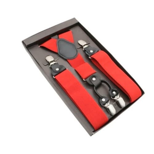 Men's Classic Suspender - Red