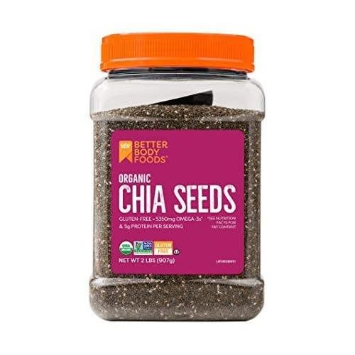Organic Chia Seeds - Non Gmo - Gluten Free - 2lbs - 907g