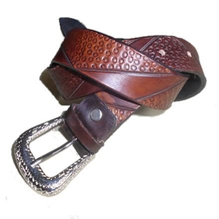 Seeder Leather Belt - Brown