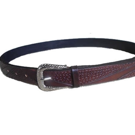 Seeder Leather Belt - Brown