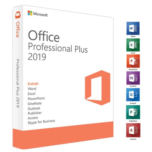 Microsoft  Office Professional Plus 2019 Edition- For 1 User