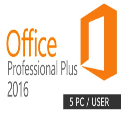 Microsoft Office 2016 Professional Plus License- 5 Users