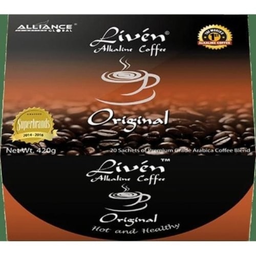 Liven Alkaline Coffee  - 20 Sachets