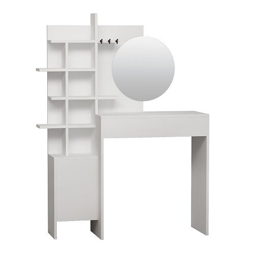 Dressing Table With Mirror - White