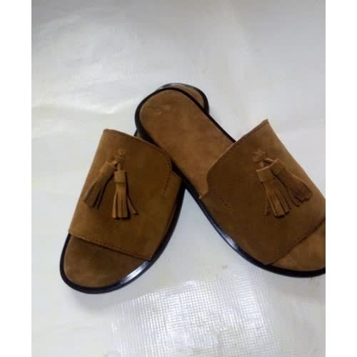 Men's Detail Suede Slippers Slide