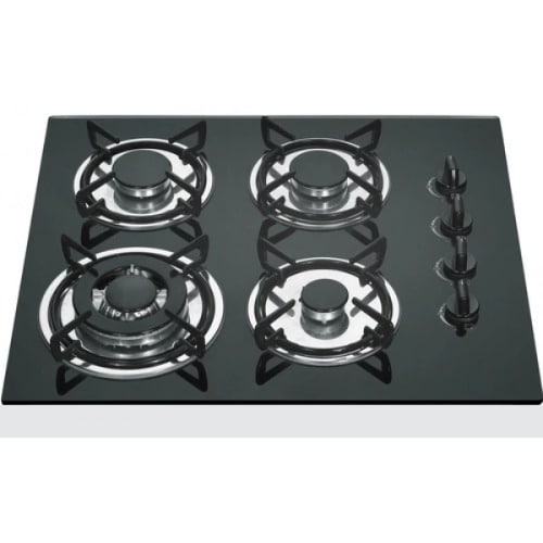 Built-in 4 Burner Cooker Hob - Black