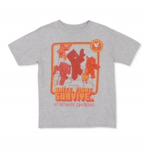Big Boys Short Sleeve T-shirt - Light Grey