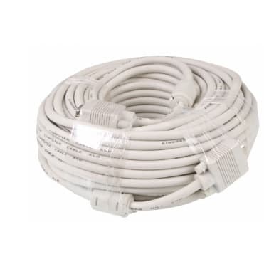 VGA TO VGA Cable Male to Male 30M - White