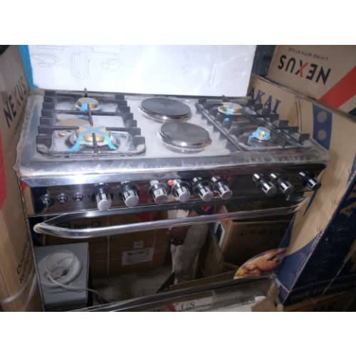 4gas+2electric Standing Gas Cooker Oven And Grill Nx-8000s