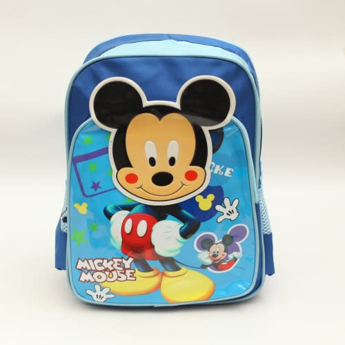 Mickey Mouse Cartoon Sky School Bag For Kids - (26cm*13cm*32cm)