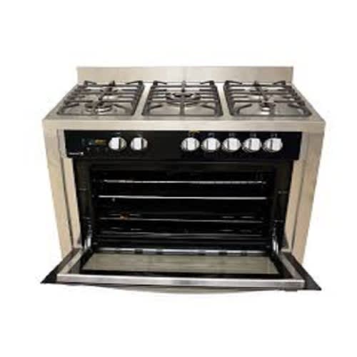 5 Gas Burners Gas Cooker - Sfc9502ss - Silver - 90x55cm