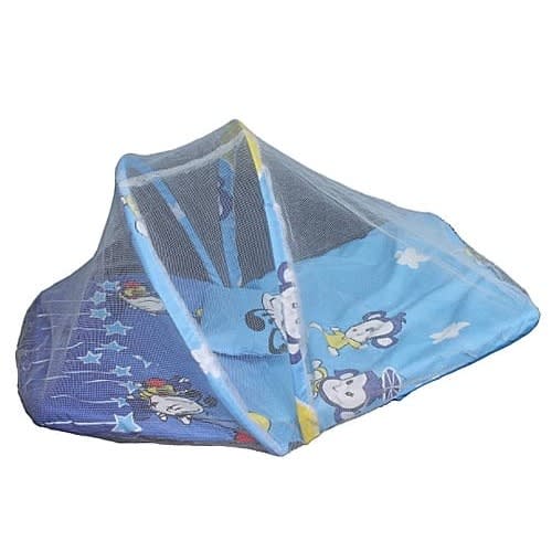 Foldable Baby Bed With Pillow + Mosquito Net
