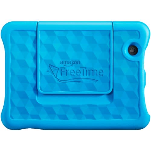 Fire 7 Tablet  - 7" Display - 1GB RAM - 16GB ROM - Bluetooth + Wi-Fi - Blue Kid-Proof Case With Stand