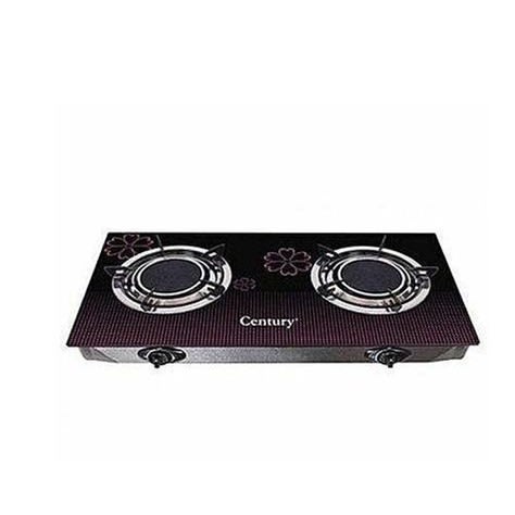 Century Glass Table Top Gas Cooker Cgs 201-b