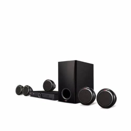 Home Theater System With Bluetooth - Usb - Dvd - Bass Blast - Black