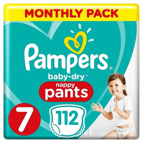 Baby Dry Nappy Pants Size 7- 112 Nappy Pants