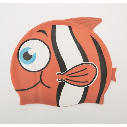 Kids Little fish Swim Cap - Orange