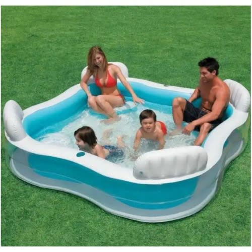 Inflatable Swimming Pool- Family Size -2.29 X 2.29m X 66cm