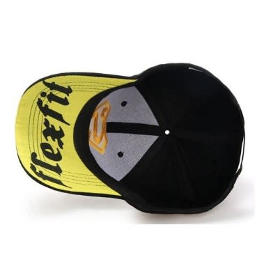 Baseball Face Cap With Adjustment Strap - Black