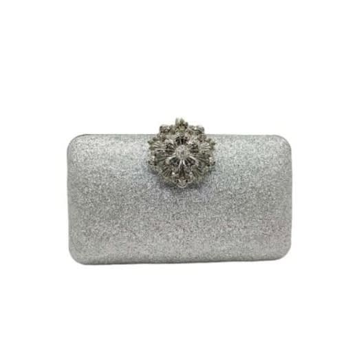 Sparkly Clutch Purse 1 - Silver