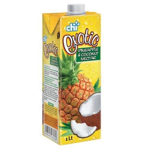 Chi Exotic Juice - Pineapple And Coconut Nectar - 1 Liter X10