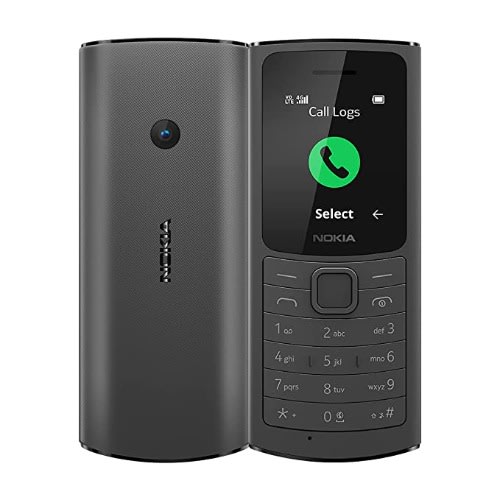 110 - 4G LTE - Dual Sim - Fm Radio - Internet Browser - Games - Torch - Mp3 Player - Black