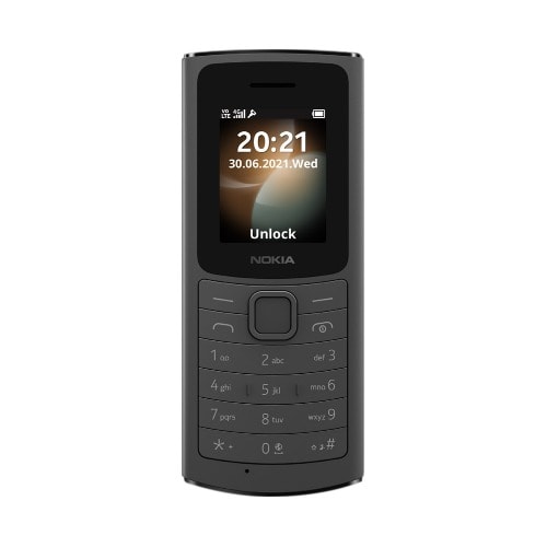 110 - 4G LTE - Dual Sim - Fm Radio - Internet Browser - Games - Torch - Mp3 Player - Black
