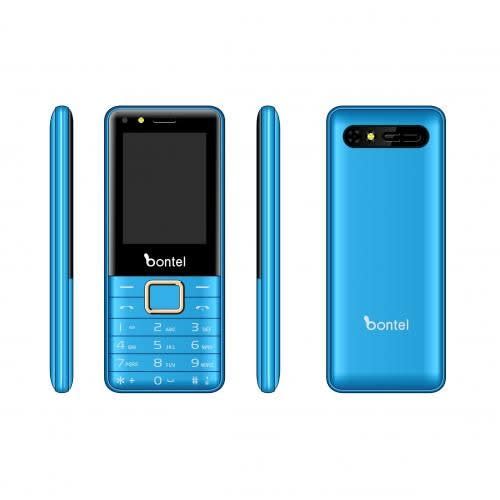 Blade600-2.4 Inch Color Display - 2000mAh - Selfie Camera With Front Flash Ultra Slim - Blue
