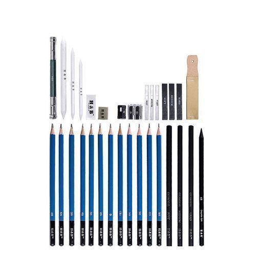 Professional Sketching Drawing Pencils Kit Set Art Tool
