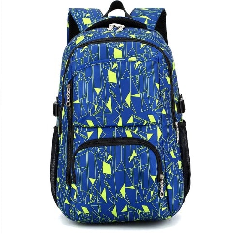 Teenagers Secondary School Backpack  - Big - L- Blue