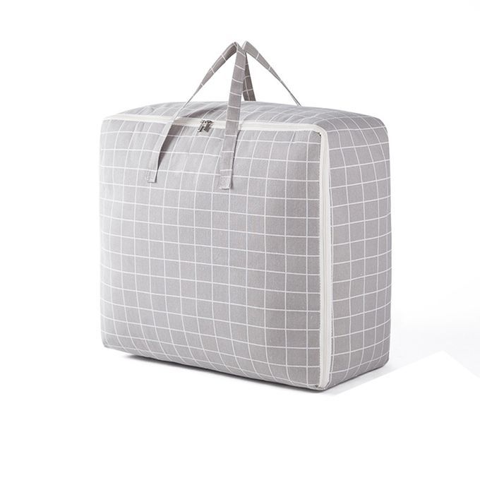 Plaid Damp-proof Clothes Bedding Pillow Quilt Storage Bag