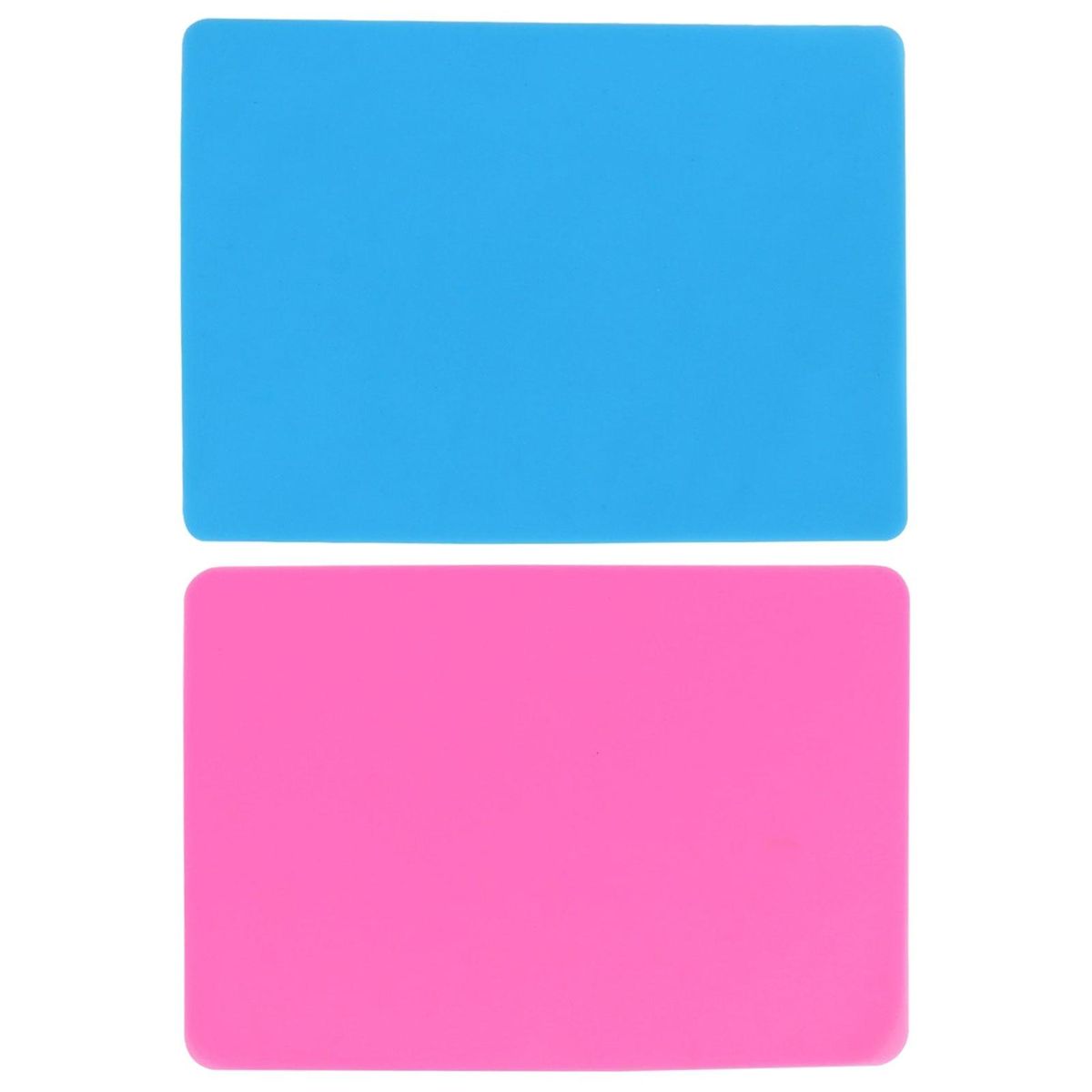Silicone Craft Mats Resin Casting Nail Painting Washable Reusable Blue and Pink
