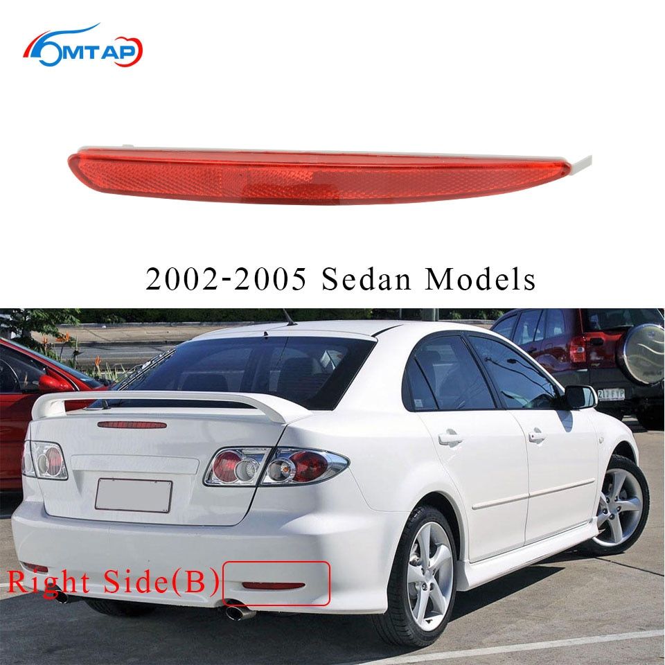 Rearper Reflector Garnish Fog Light Lamp For Atenza Mazda 6  Sedan / Wagon 2002 2003 2004 2005 2006