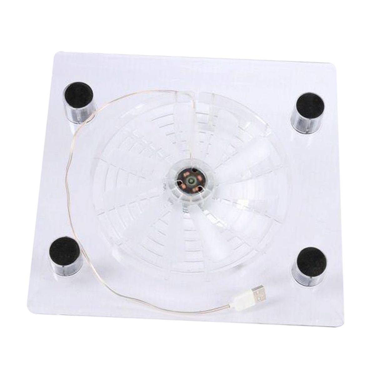 Portable Cooler USB Cooling Pad Stand LED Light Radiator For Laptop