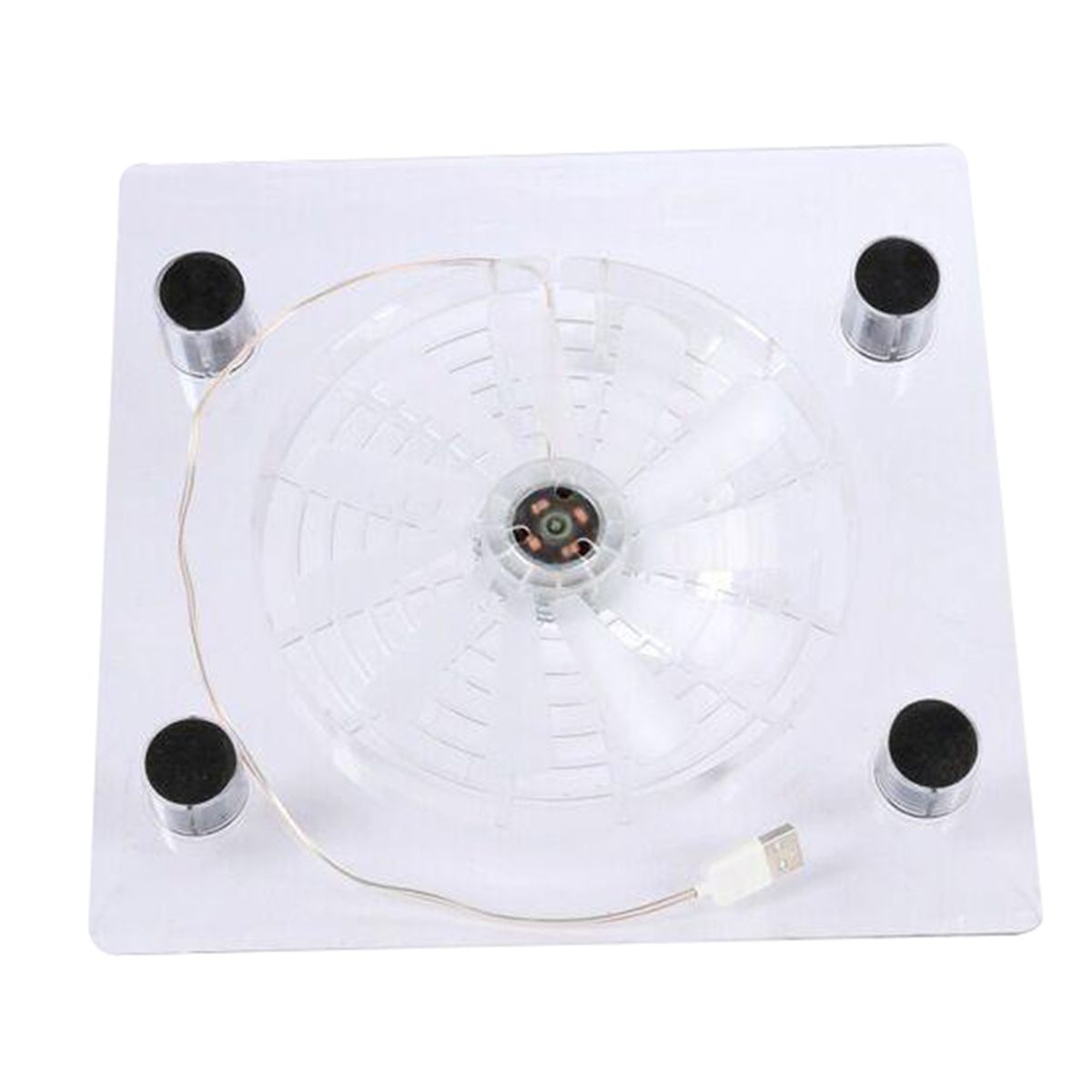 Portable Cooler USB Cooling Pad Stand LED Light Radiator For Laptop