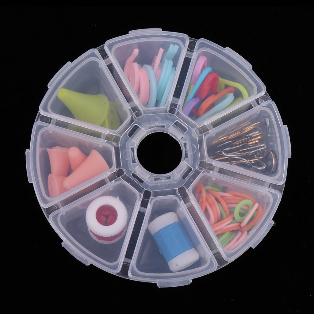 Of 106 Pcs Stitch Markers Crochet Hook  Marker Holder