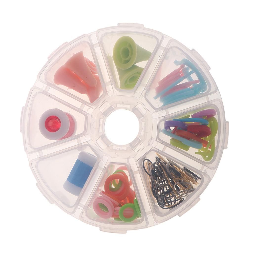 Of 106 Pcs Stitch Markers Crochet Hook  Marker Holder