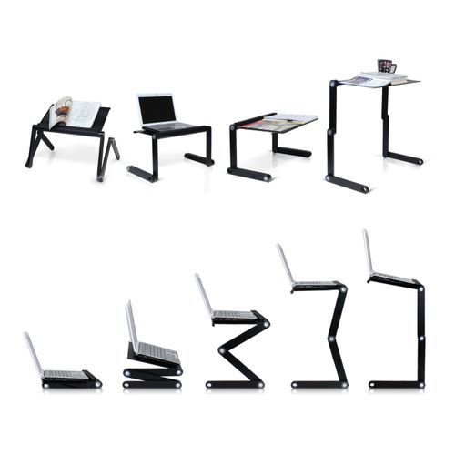 Adjustable Laptop Ultra-wide Table With Cooling Fan