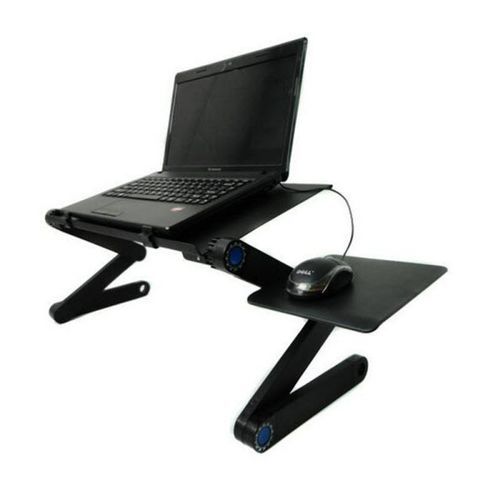 Adjustable Laptop Ultra-wide Table With Cooling Fan