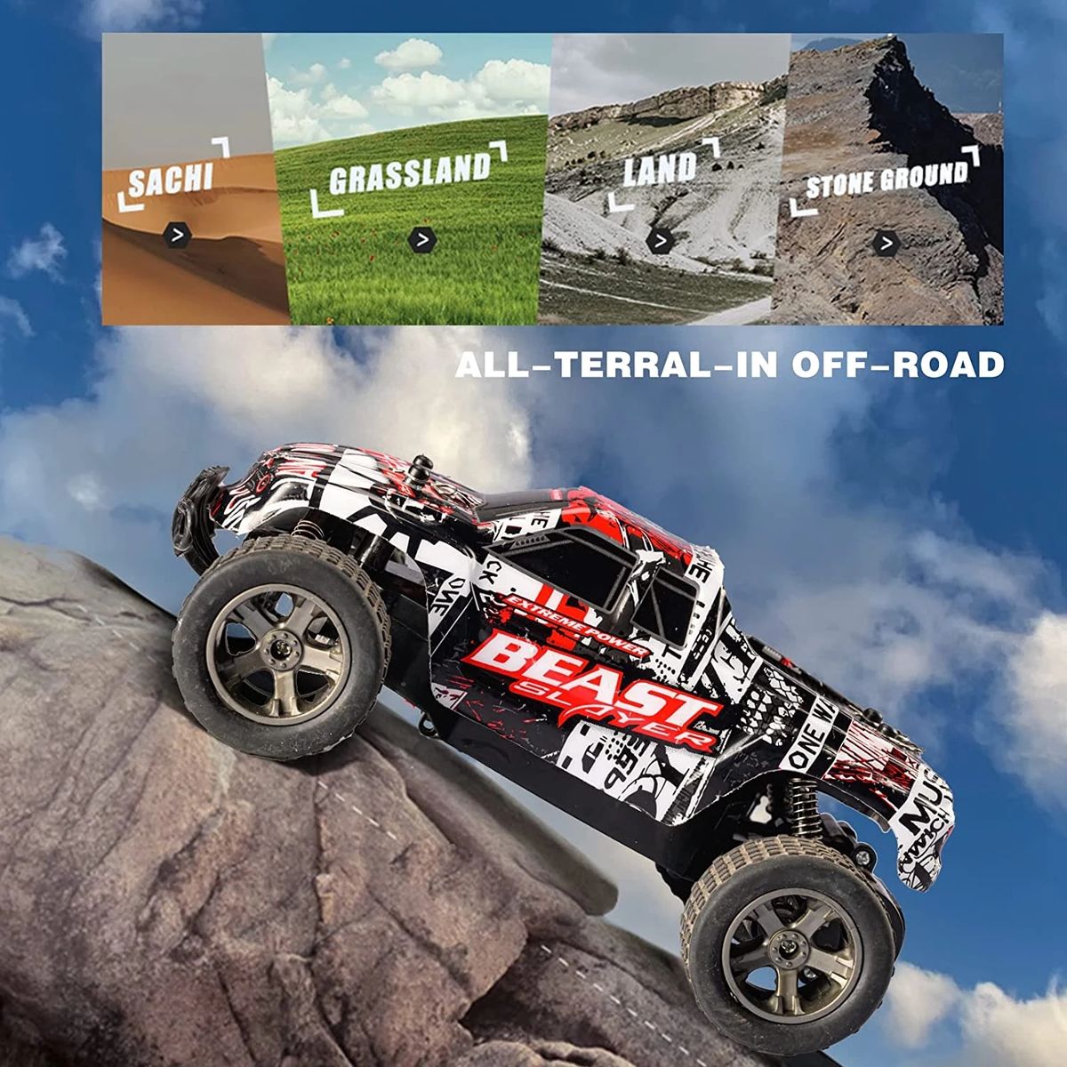 Car LR-C004R Remote Control Car 1:20 4ch 2.4ghz 20km/h Off Buy Off-Road Control Trucks Boys Toys For Children Blue