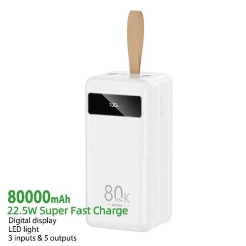 Remax Super Fast Charging Power Bank - 80000mAh