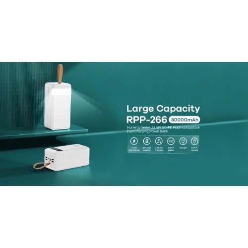 Remax Super Fast Charging Power Bank - 80000mAh