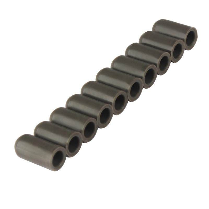 10 Pcs/Set Silicone Drum Stick Rubber Sleeve Red/Coffee Drumstick Rubber Case Parts Accessories For Percussion Instruments Drum Coffee (coffee)