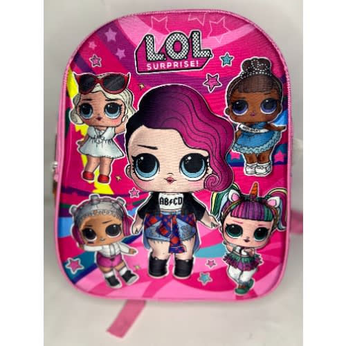 Cartoon Themed Backpack For Kids - Multicolour