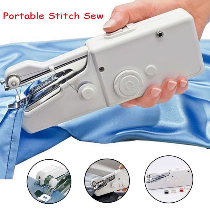 Mini Portable Smart Electric Tailor Stitch Hand-held Sewing Machine Home Travel